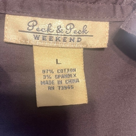 Peck & Peck Brown Boho Style Tunic - Picture 5 of 6